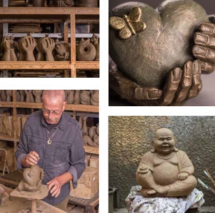 Cremation urns sculpted by hand Cremation urns sculpted by hand
